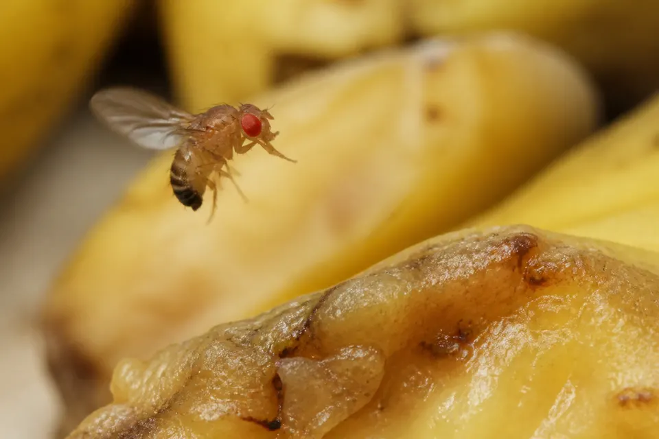Fruit fly (Drosophila spp.) — identification photo