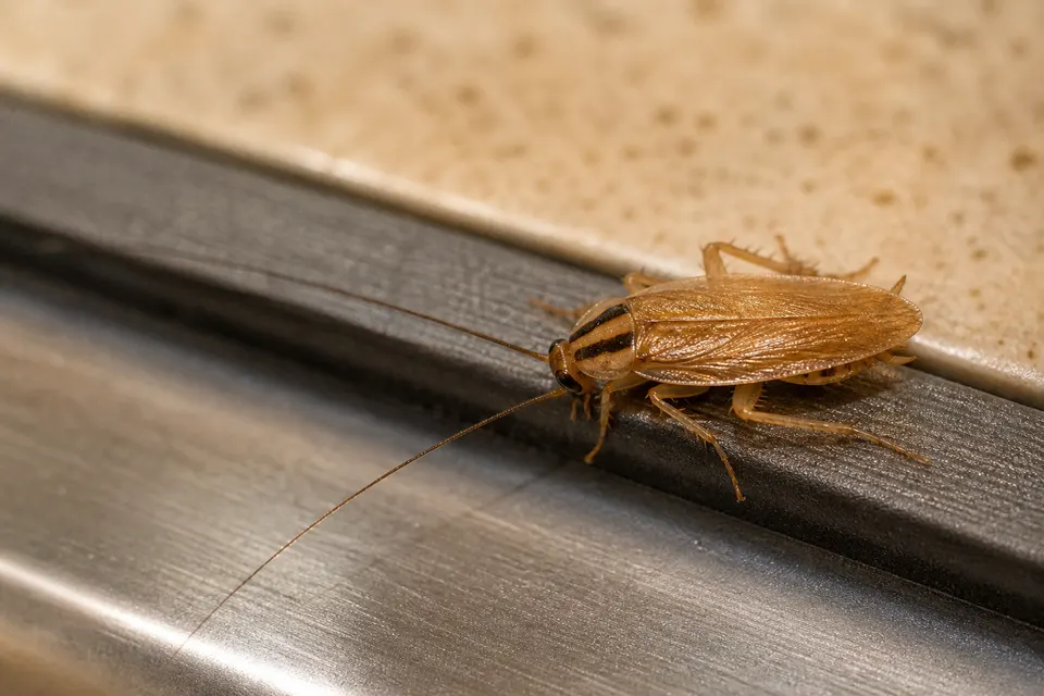 German cockroach (Blattella germanica) — identification photo