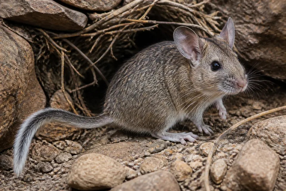 Pack rat (woodrat) (Neotoma spp.) — identification photo